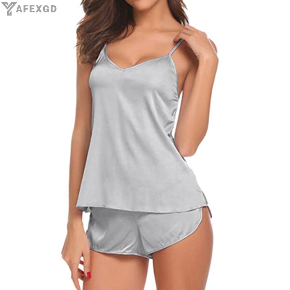 Bộ đồ ngủ 2 món không tay thời trang mùa hè cho nữ | BigBuy360 - bigbuy360.vn