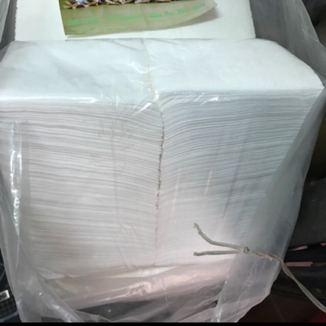 500 tờ bịch giấy vuông emos (hàng k bao bì)