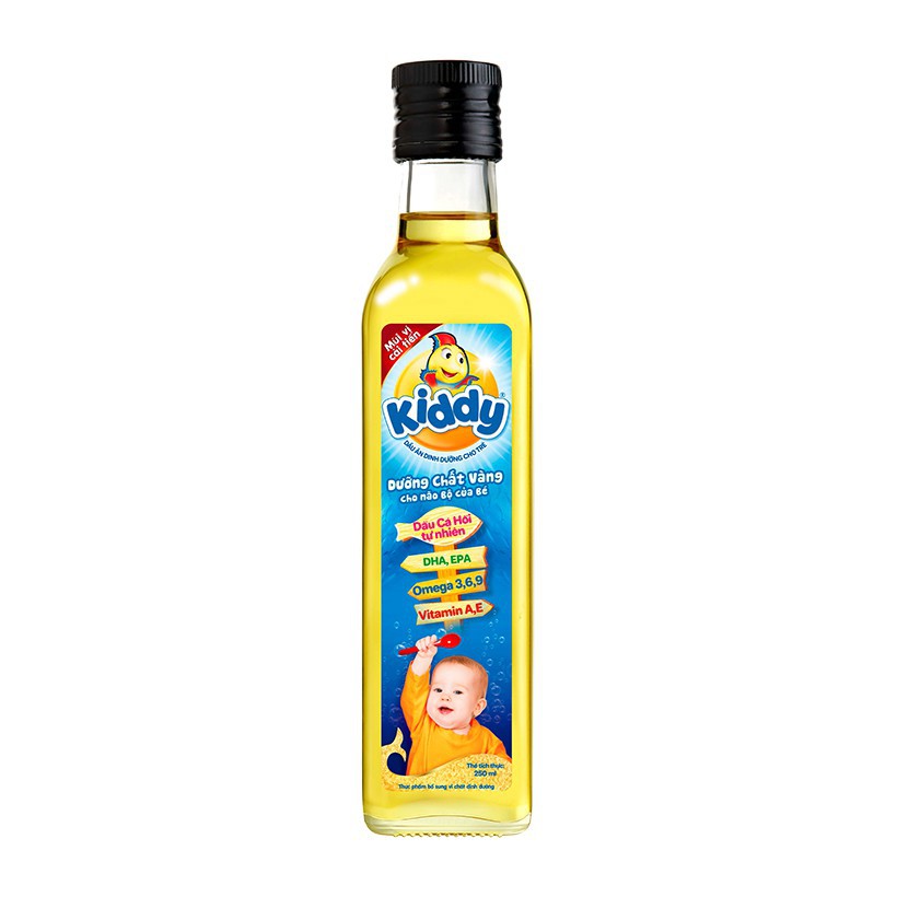 Dầu ăn Kiddy cá hồi 250ml