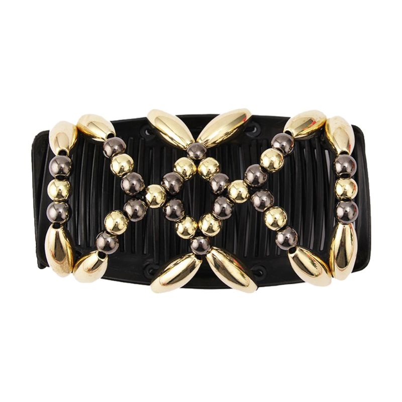 Lược Cài Tóc Đính Hạt Handmade Co Giãn Dành Cho Nữ