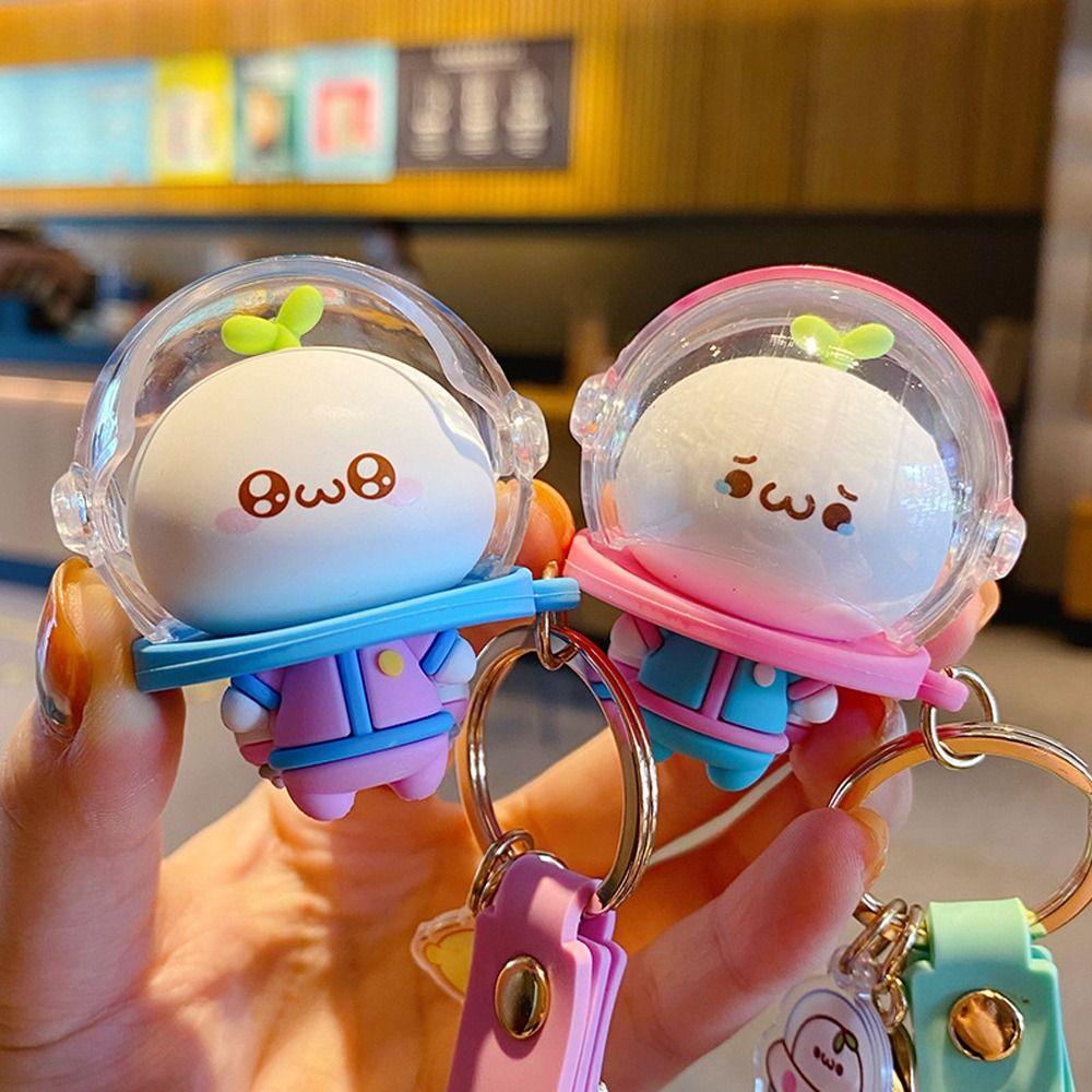 Móc Khóa Hình Bánh Bao / Búp Bê Dài Độc Đáo