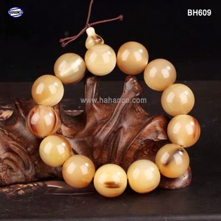 Vòng tay Sừng Phong Thủy- Tâm Linh-Thịnh Vượng Sinh Tài Lộc - Vòng hạt sừng Trâu / HAHANCO [BH609]