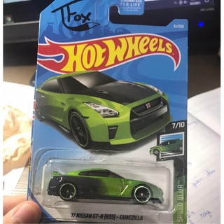 Xe mô hình hot wheels nissan gtr-r35 tfox