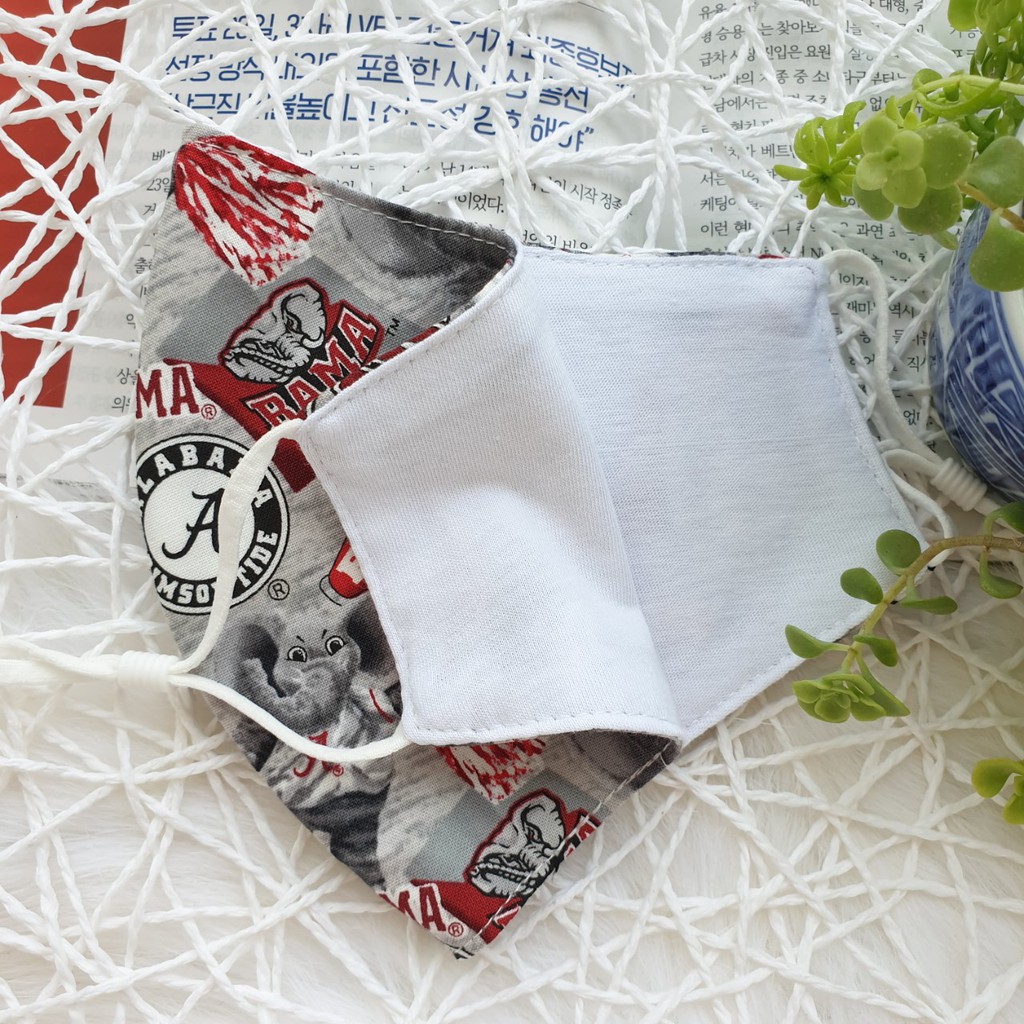 Khẩu trang unisex nam nữ vải Hàn Quốc 100% cotton lót thun kháng khuẩn có 9 mẫu JM2