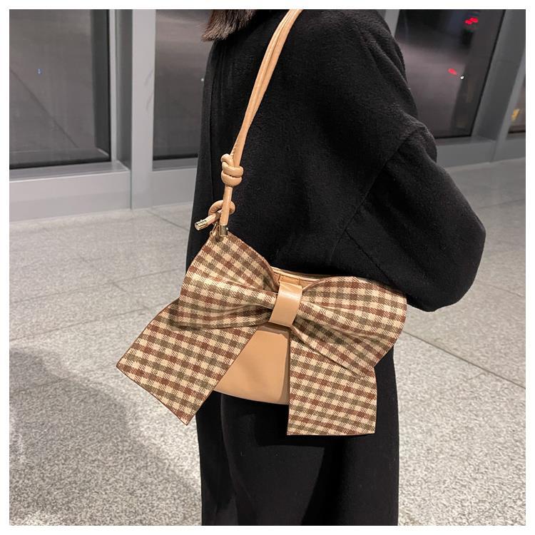 Túi Đeo Chéo Da PU Đính Nơ Hiện Có 4 Màu 2022