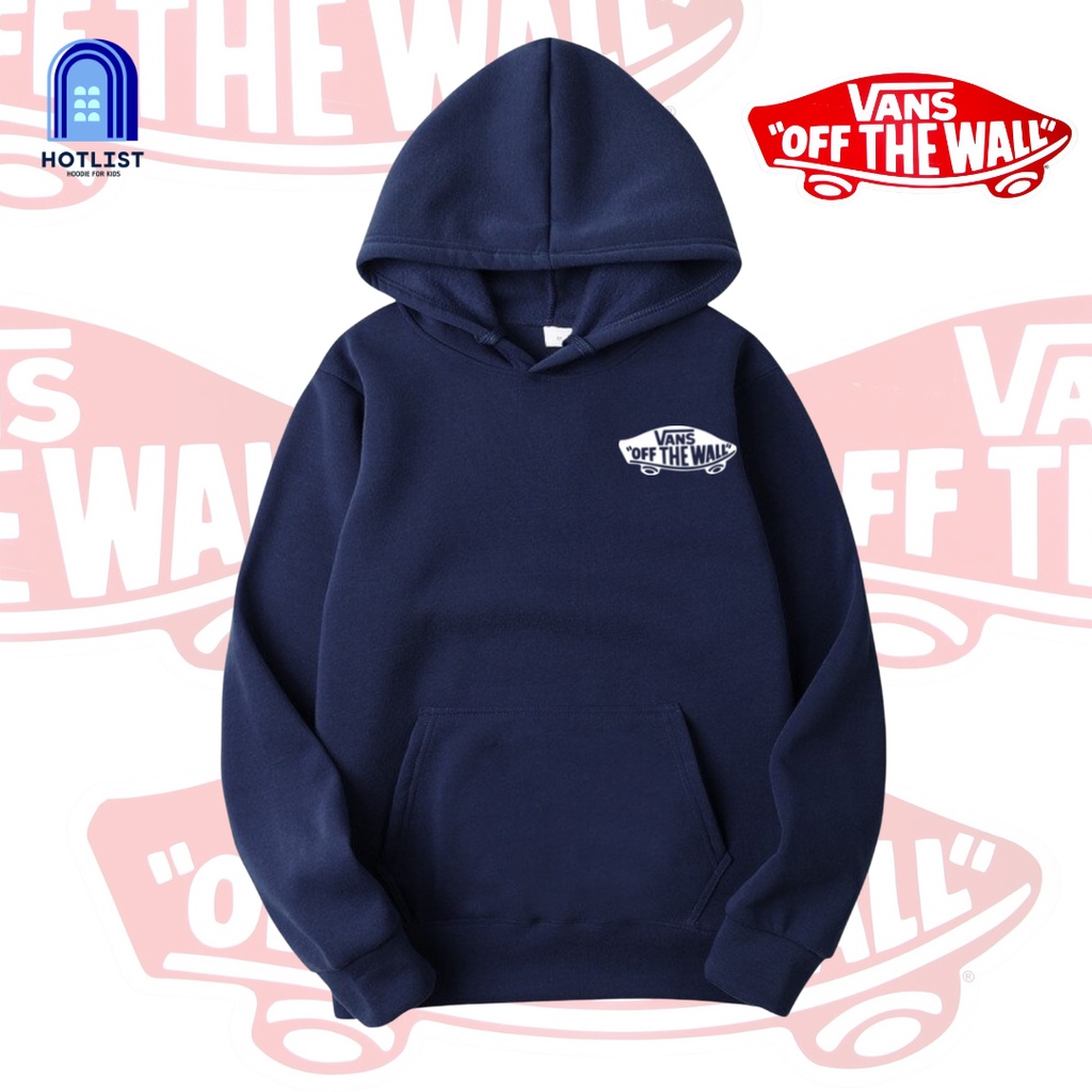 Áo Hoodie Màu Trơn Họa Tiết Chữ vans Cho Bé 1 2 3 4 5 6 7 8 9 10 11 12 Tuổi