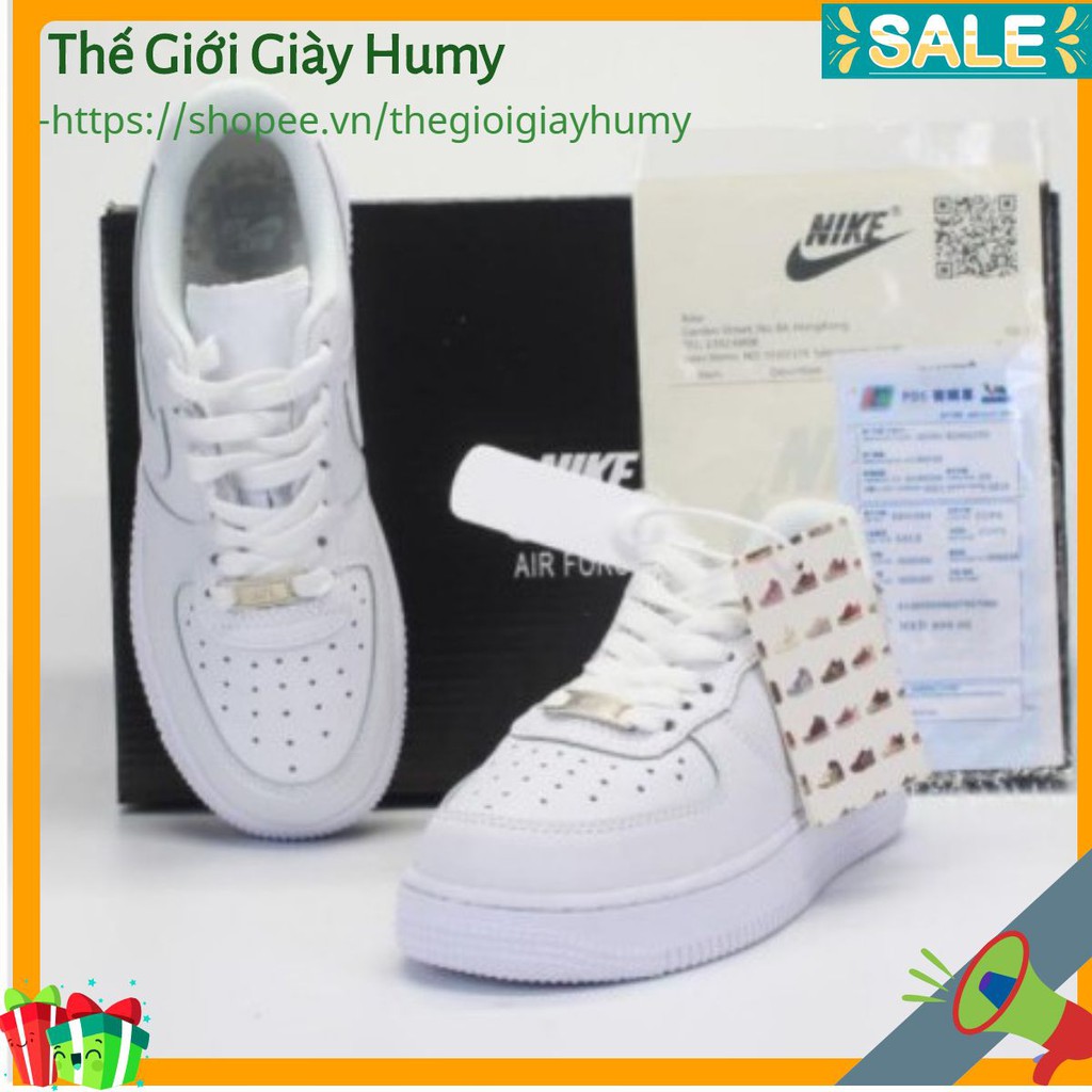 [Hàng Trung- Freeship ] Giày thể thao sneake  AF1 full trắng. TG-Giày Humy | BigBuy360 - bigbuy360.vn