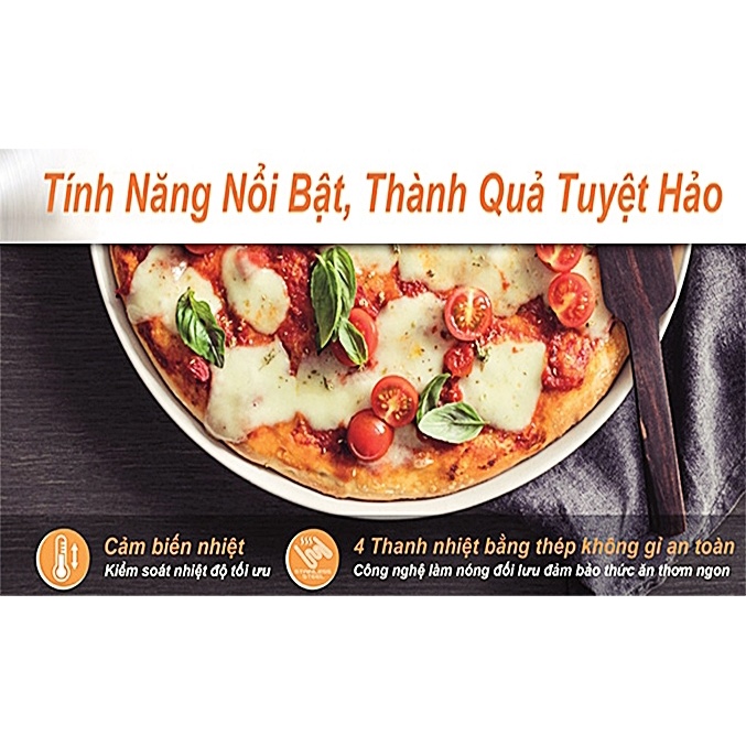 Lò nướng điện tử có rã đông Whirlpool ACO421SB 42Lit