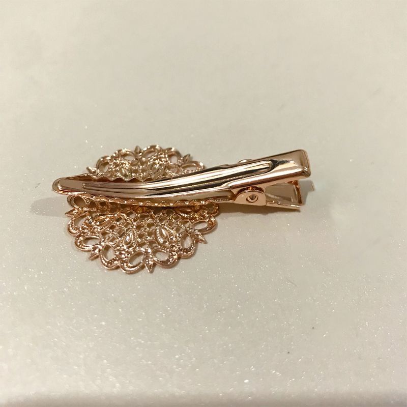 Trâm Cài Tóc Kim Loại Họa Tiết Hoa Cổ Điển Cho Nữ