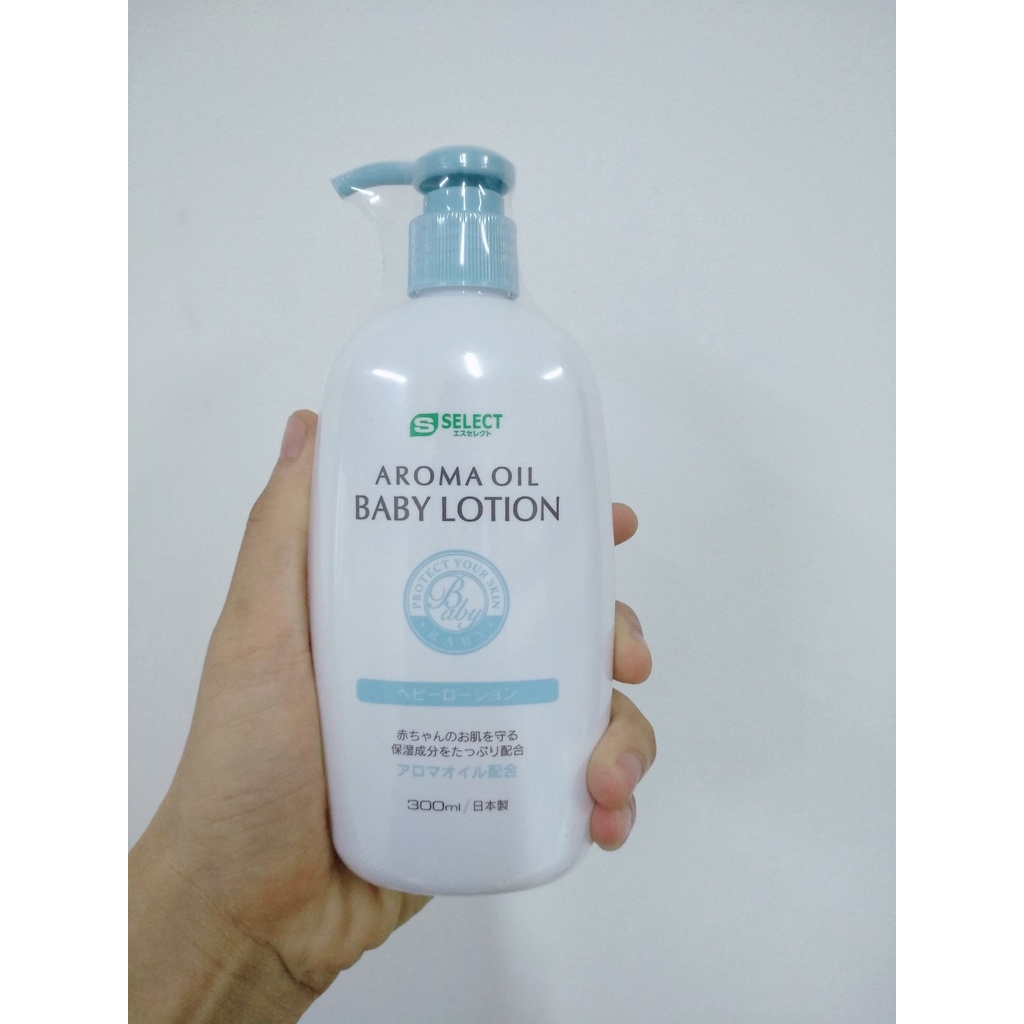 Sữa Dưỡng Thể Tinh Dầu Thơm Thiên Nhiên Cho Bé S Select Nhật Bản 300ml