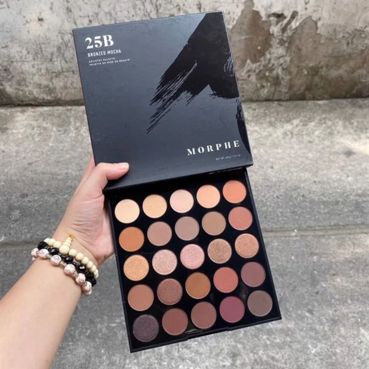 Bảng màu mắt Morphe 25B Bronzed 25 ô