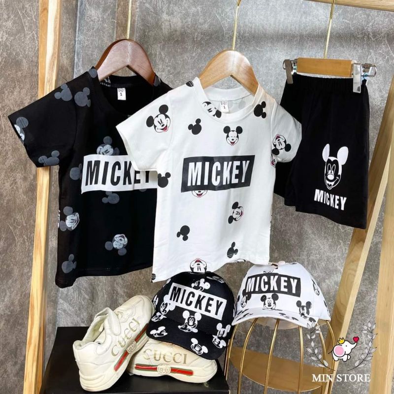 Bộ mickey kèm mũ