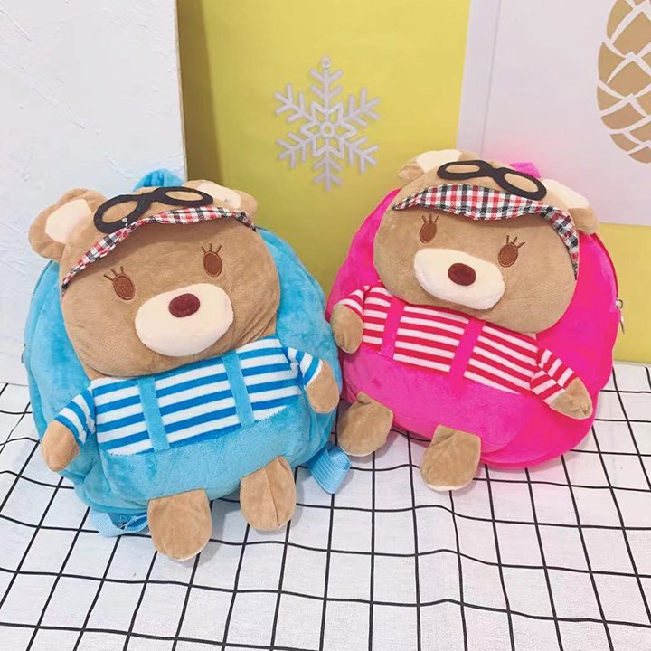 Balo gấu bông, Balo thú bông cho bé đi nhà trẻ BALO-76