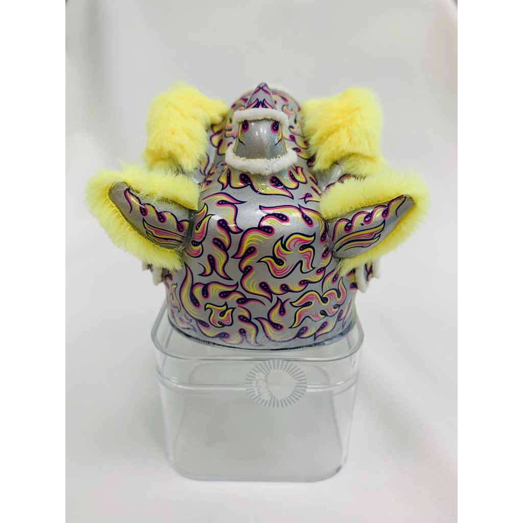 雄狮之王-黄色 Tượng Sư Tử Nhảy Múa Bằng Nhựa resin Thủ Công Trang Trí Năm Mới