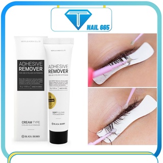 Tháo mi siêu nhanh không cay tuýt 15g , Gel tuýt tháo mi ADHESIVE REMOVER chính hãng