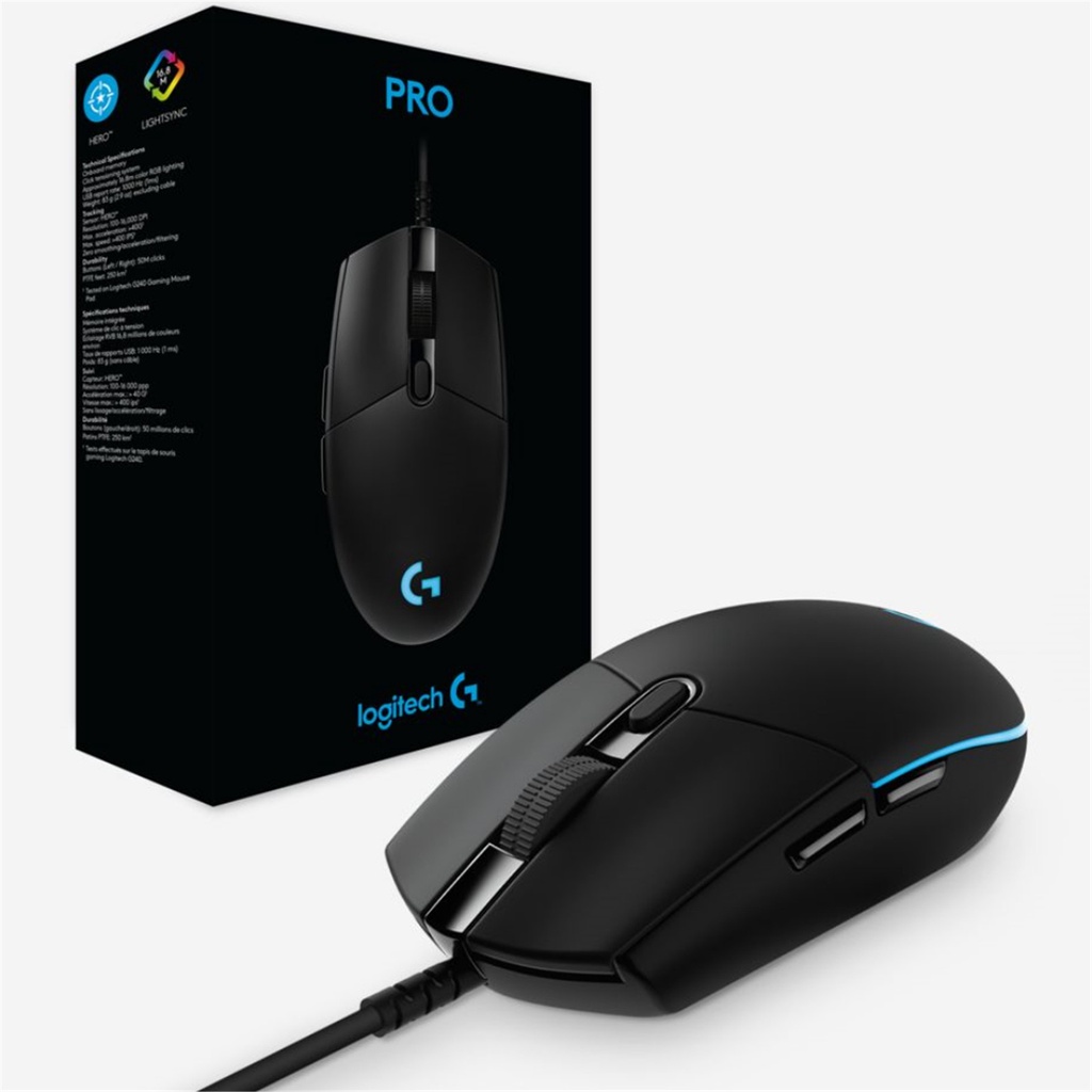 Chuột Logitech Pro Hero Gaming 16,000 DPI - Bảo hành chính hãng 2 năm