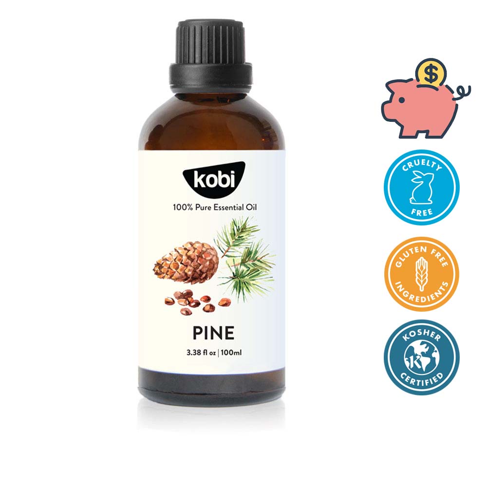 Tinh dầu Thông Kobi Pine essential oil giúp làm sạch không khí, nguyên liệu sản xuất nước hoa, xà phòng - 100ml