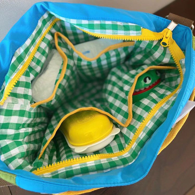 Túi Xách Cỡ Lớn Thêu Họa Tiết Đa Năng Phong Cách Hàn Quốc Cho Mẹ Bỉm Sữa