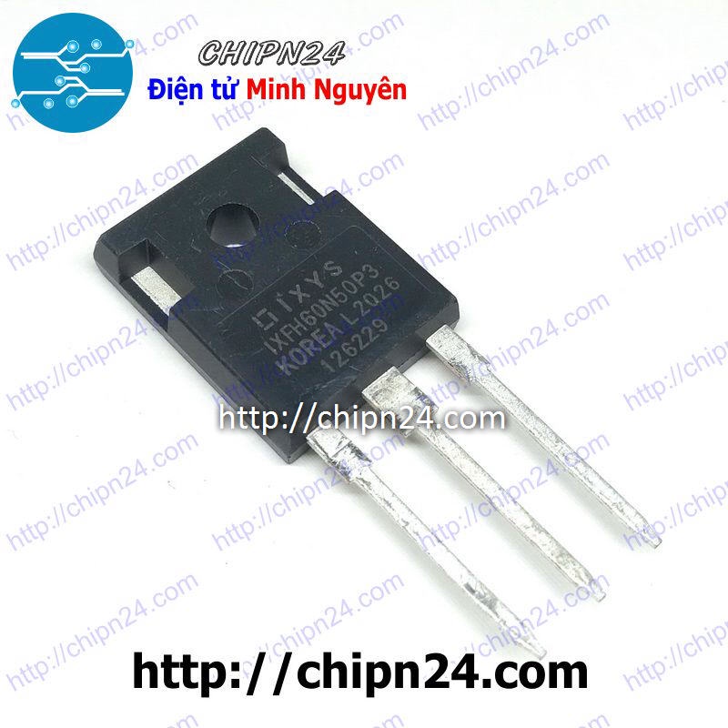 [1 CON] Mosfet IXFH60N50 TO-247 60A 500V Kênh N (IXFH60N50P3 60N50)