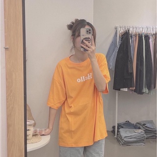 Sét áo Hello + quần bò lửng TH6