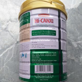 ✅CHÍNH HÃNG) sữa bột GOODMILK CANXI 850g - Dành người già , sản xuất việt nam