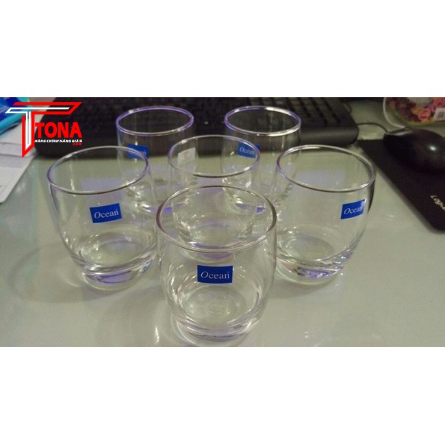 Bộ 6 Ly Thủy Tinh Ocean Ivory Rock