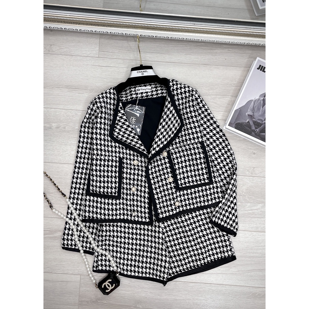 et dạ TWEET 2 chi tiết xanh ngọc hàng thiết kế- Áo vest croprop | BigBuy360 - bigbuy360.vn