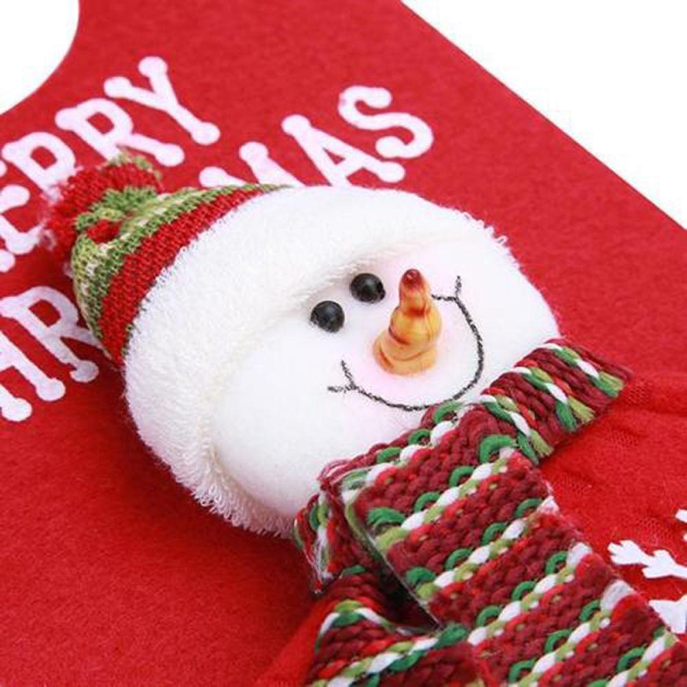 CONOPERY 1 Phụ Kiện Treo Cửa Trang Trí Giáng Sinh Thời Trang 10 "