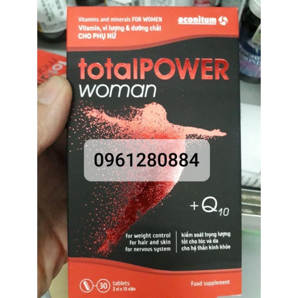 Bổ sung vitamin và vi chất Total Power woman
