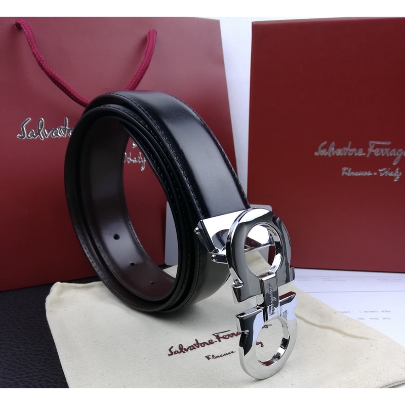Thắt Lưng  Ferragam-o Thắt Lưng Da Phong Cách Công Sở Lịch Lãm Cho Nam