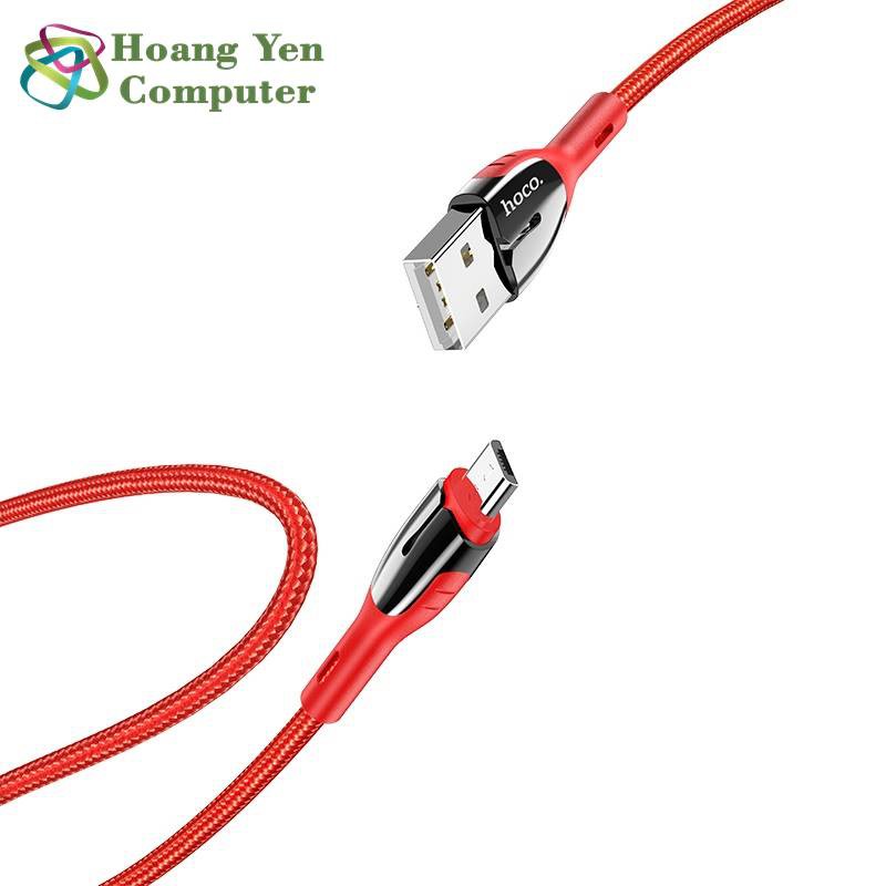 Cáp Sạc MICRO USB Hoco U89 Cho Android Dây Dù 1.2M - BH 1 Năm Chính Hãng (MÀU SẮC NGẪU NHIÊN) - Hoàng Yến Computer