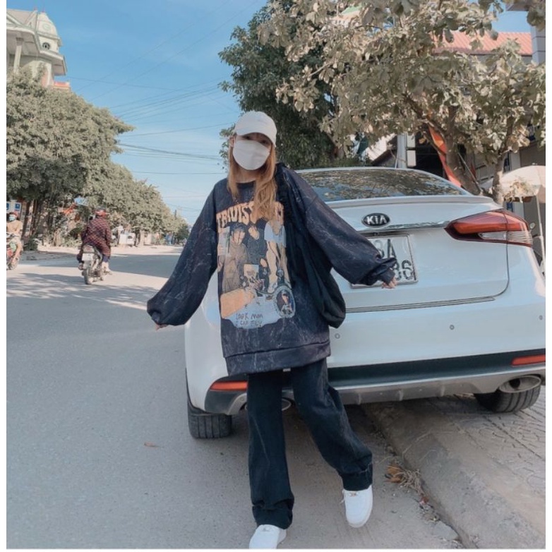 [Rẻ Vô Địch] Áo swt nỉ cổ tròn cotton tay bồng ------- ÁO NỈ TRAVISSCOTT | BigBuy360 - bigbuy360.vn