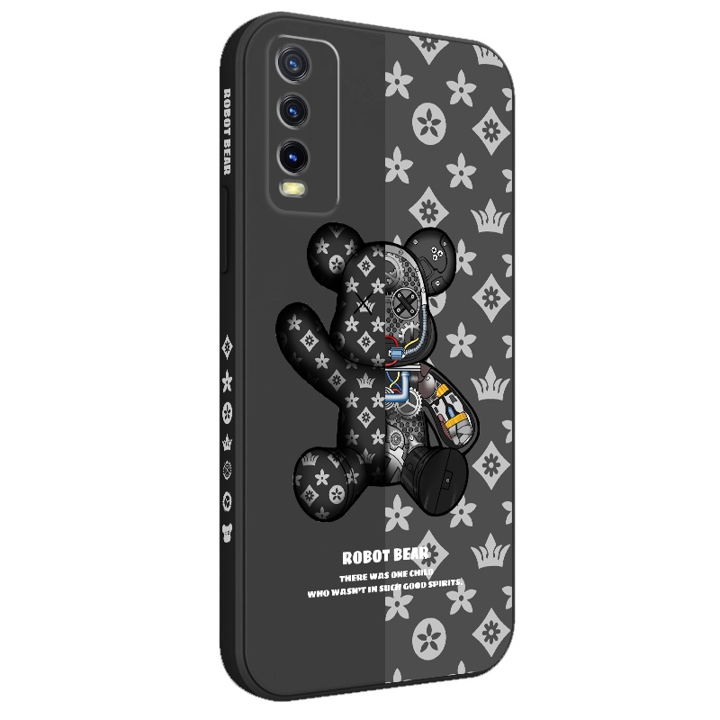 Ốp Điện Thoại Hình Gấu Sáng Tạo Cho VIVO Y35 Y22 Y22S Y20i Y20 Y20S Y12S Y30 Y33S Y91 Y91i