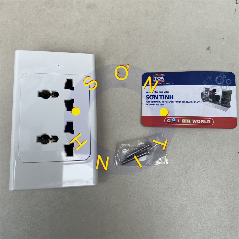 Ổ cắm Âm Tường đôi đơn đa năng 3 chấu 1 2 lỗ MPE A20UES2N A20UESM2N A20US2MN A20USMXN A20USMXXN A20USMN