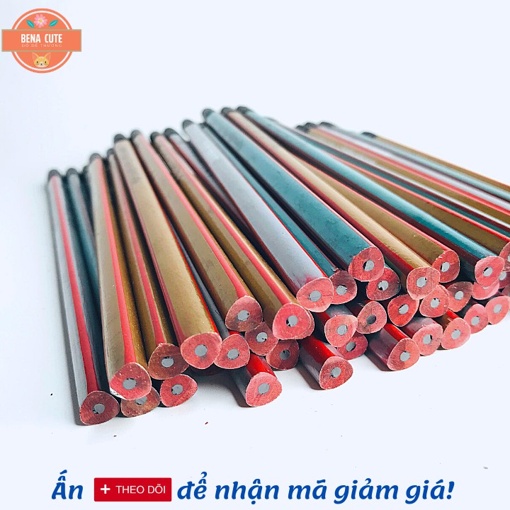 Bút chì gỗ HB tam giác dễ cầm chắc - nét chì mịn đẹp dễ chuốt