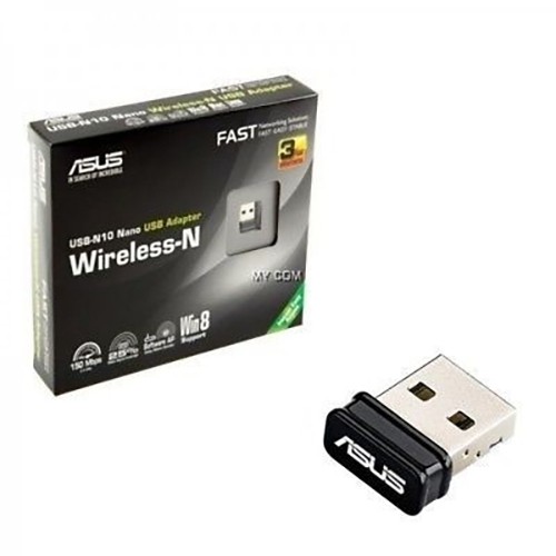 Cạc mạng wifi Asus USB-N10 Nano 150Mbps - Hàng chính Hãng
