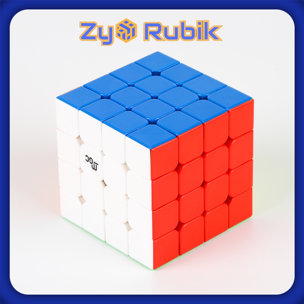 Rubik 4x4 YJ MGC 4x4 Stickerless/ Rubik 4x4x4 YongJun MGC 4x4 Không Viền  (Hãng mod Nam châm) - Zyo Rubik