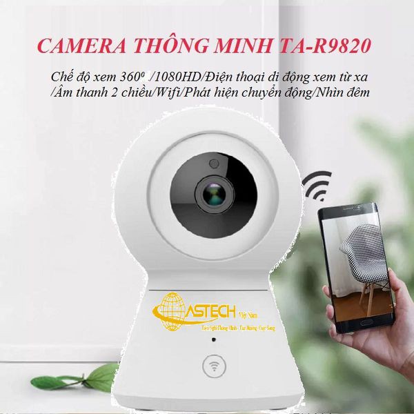 Camera giám sát 𝑭𝑹𝑬𝑬𝑺𝑯𝑰𝑷 Camera wifi thông minh TUYSMART  FULL HD 1080P