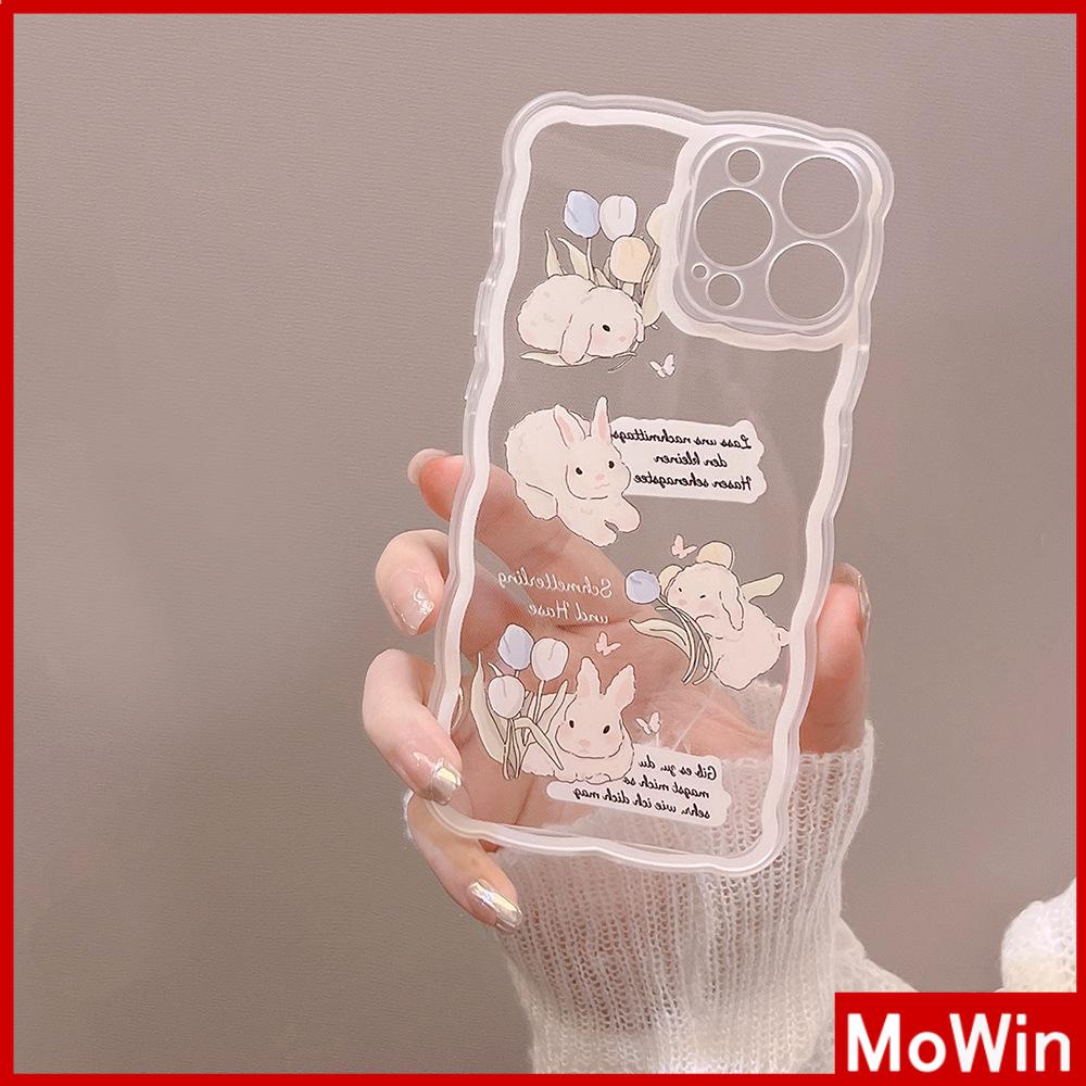 Ốp Điện Thoại Silicon Mềm Hình Thỏ Chống Trượt Chống Sốc Cho iPhone 13 Pro Max 12 Pro Max iPhone 11 7Plus