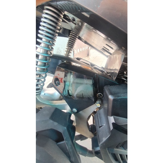 Nắp dè chắn bùn AB VARIO CLICK nắp che bình nước mát kèm ốc Titan