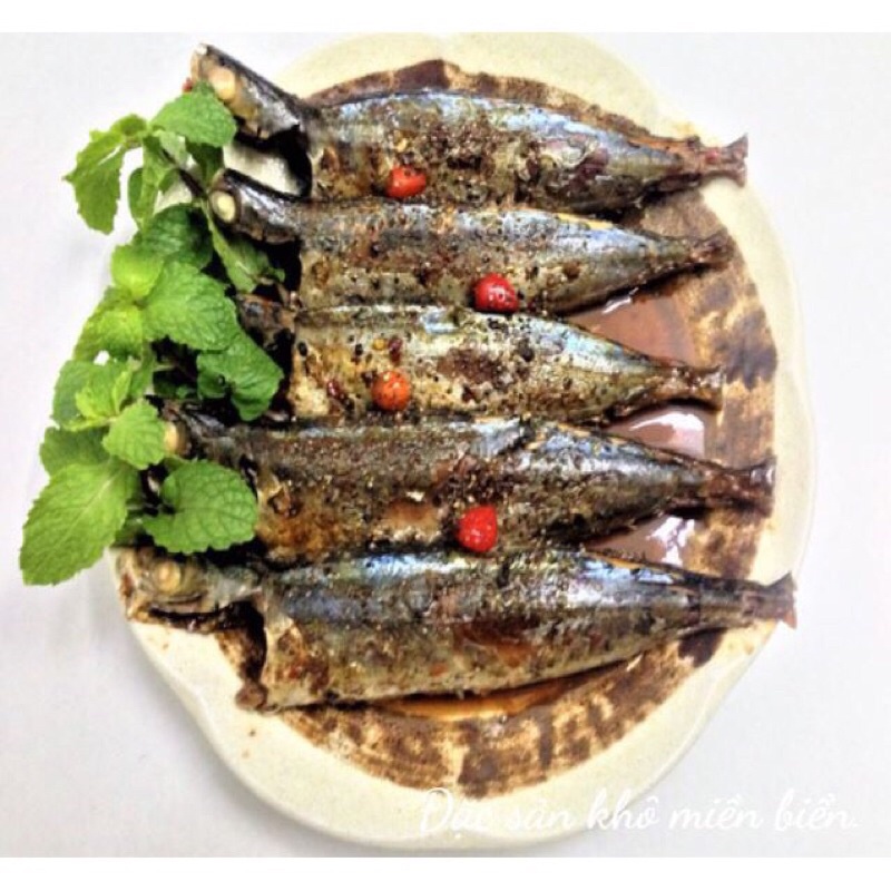 1kg CÁ NỤC MẶN khô đã bỏ đầu và ruột