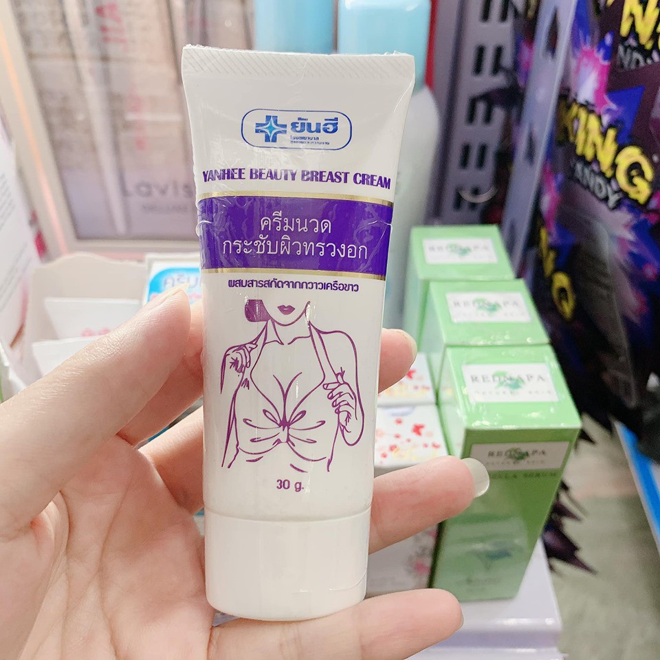 Kem Bôi Săn Chắc Nở Ngực Yanhee Beauty Breast Cream 30g Thái Lan Hàng Chính Hãng Đầy Đủ Giấy Tờ