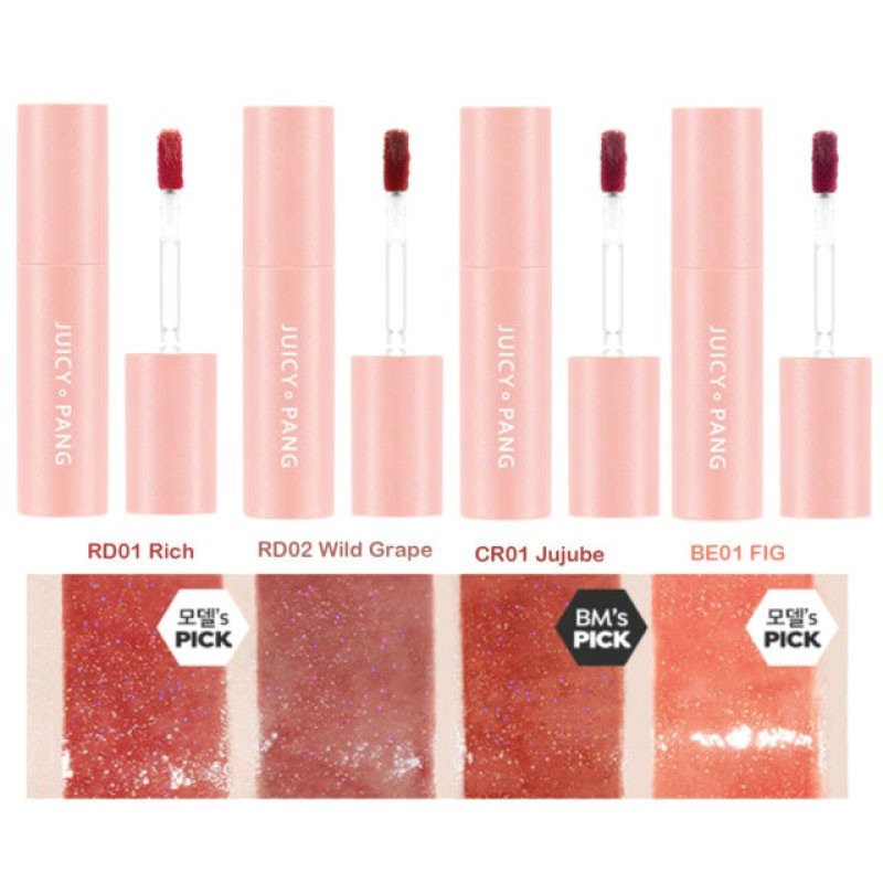 [Hàng mới về] Son Tint APIEU Juicy Pang Ánh Nhũ Lấp Lánh Để Trang Điểm Môi | BigBuy360 - bigbuy360.vn