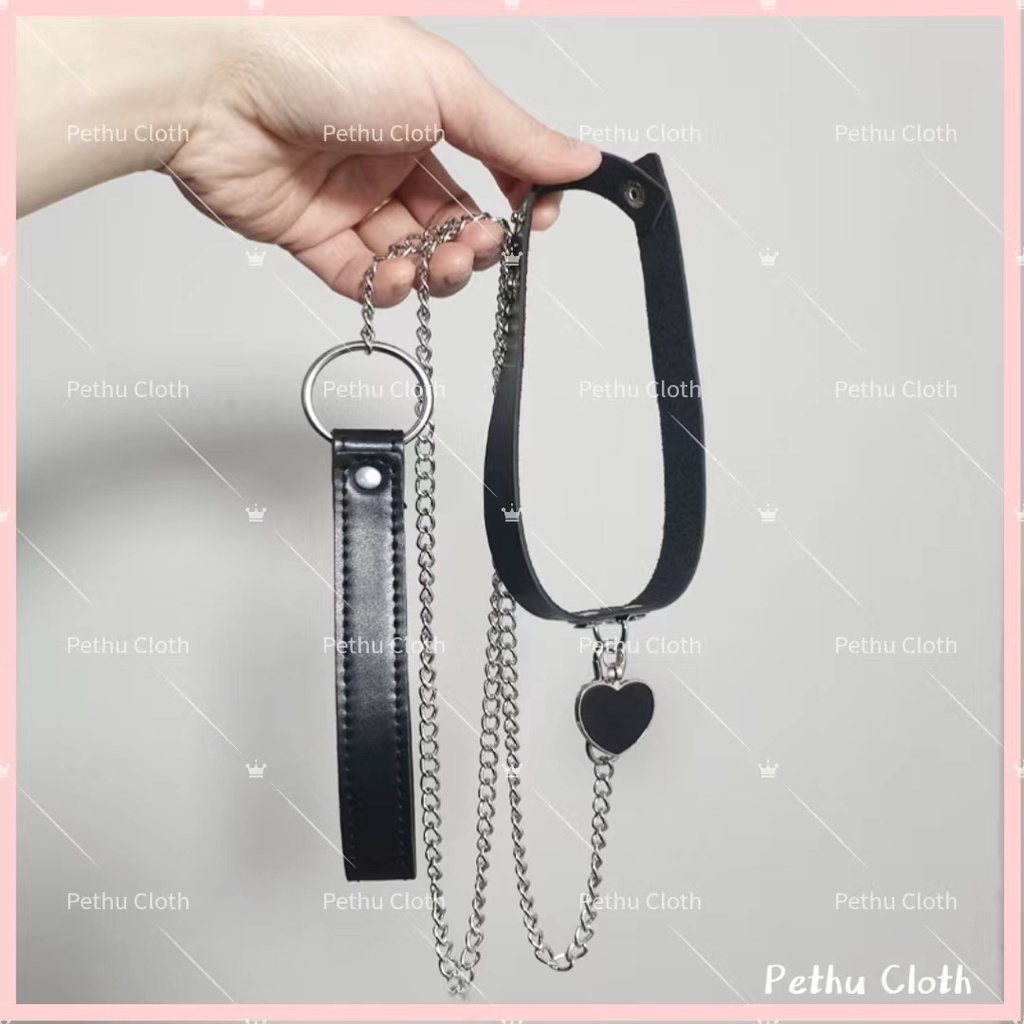 Vòng cổ dây choker xích vàng Cosplay sexy--Có thể kết hợp với bất kì váy ngủ nào của shop--OldGL