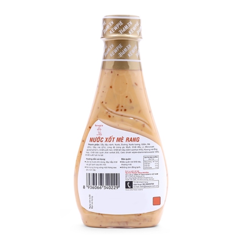 Nước Xốt Mè Rang Kewpie Béo Thơm Chai 210ML Các Loại