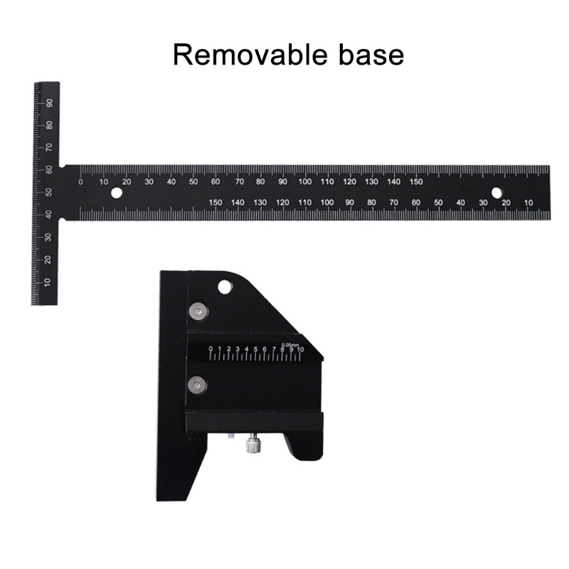 Thước Đo Bằng Hợp Kim Nhôm Hình Chữ T Chuyên Dụng Cho Làm Mộc