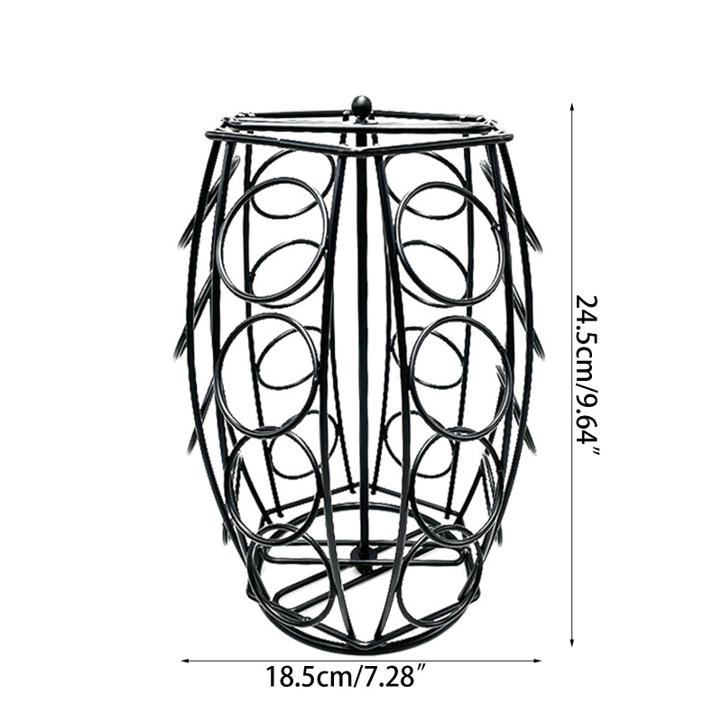 Giá Đỡ Cốc Cà Phê Bằng Kim Loại Có Thể Xoay 360 Độ Tiện Dụng Cho Gia Đình / Văn Phòng