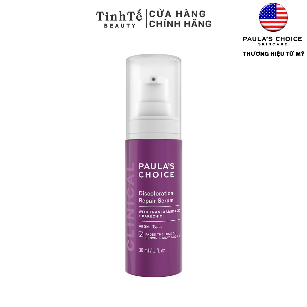 Tinh chất làm mờ thâm nám và đều màu da tối ưu Paula's Choice Clinical Discoloration Repair Serum 30ml