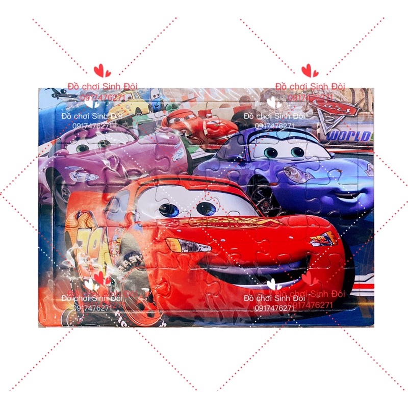 Tranh ráp hình giấy 30 miếng 10*14cm