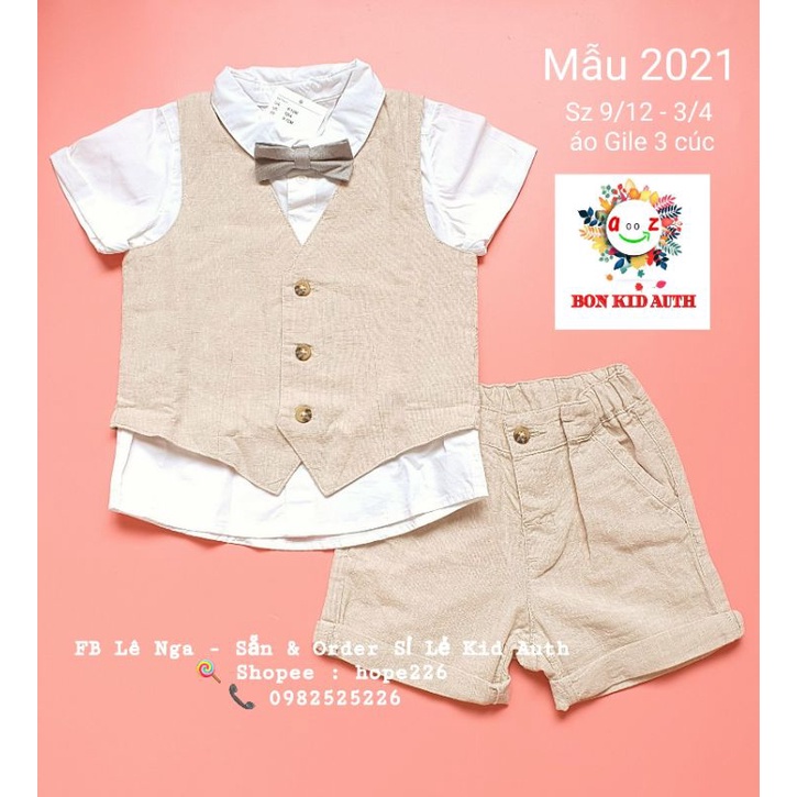 Set công tử HM US/CHINA chính hãng sz 6-9m đến 3-4y (ĐỌC KỸ LƯU Ý GIÚP SHOP)